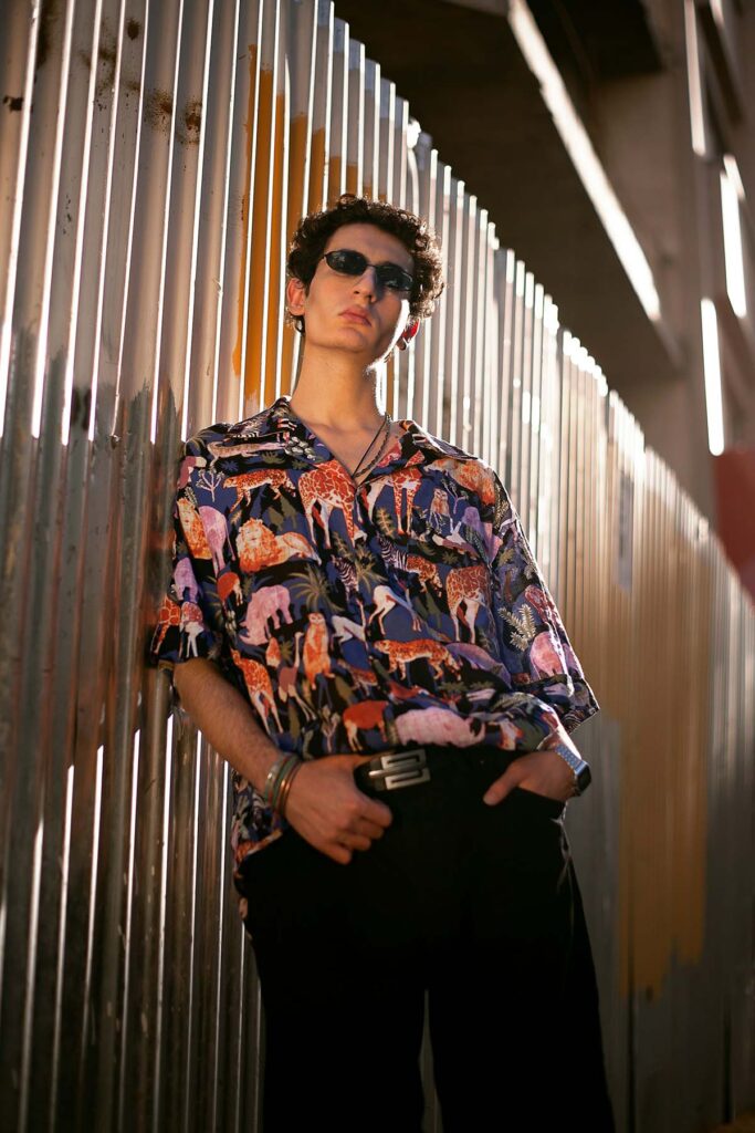 guayabera casual hecha por modista